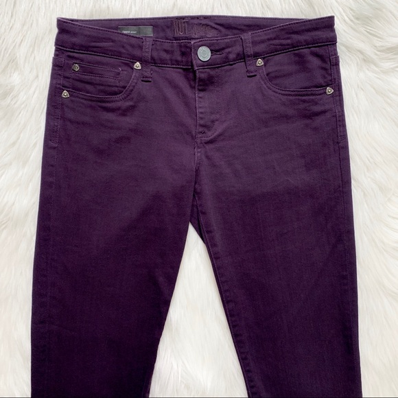 SOLD-Kut From The Kloth Plum Diana Skinny Jeans - Picture 2 of 8